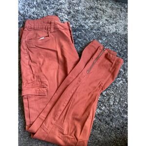 Vtg Bongo Cargo Pants Size 13 Women's Orange